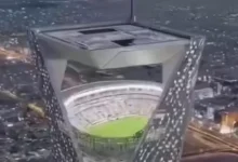 A football ground 1,150 feet in the sky! Hard to believe, right? But it may soon become reality in Saudi Arabia.