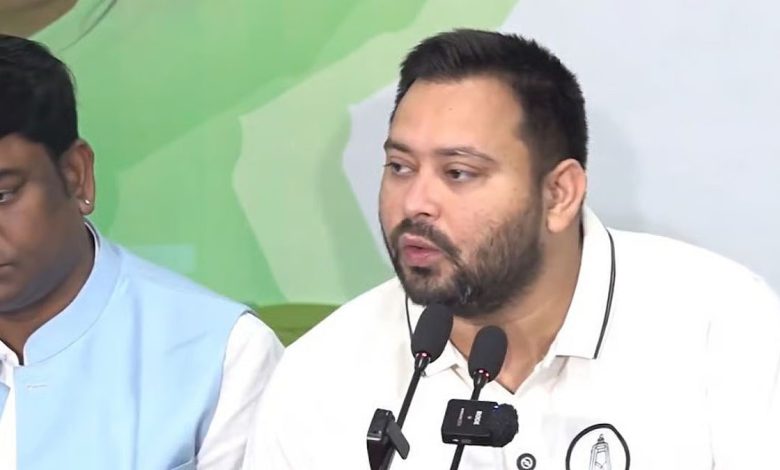 Bihar Polls: Tejashwi Yadav vows double allowances, ₹50 lakh insurance and pensions for panchayat reps; ₹5 lakh interest-free aid for artisans