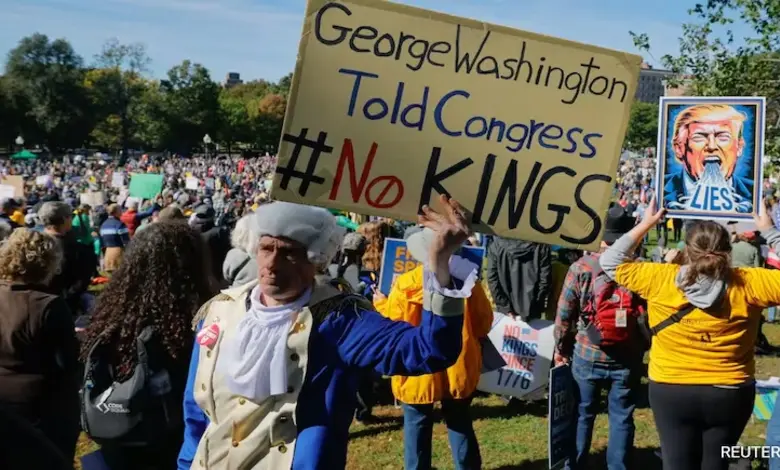 Massive 'No Kings' Rallies Slam Trump's Power Grab as Millions March Peacefully Nationwide