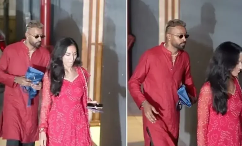 Video: Hardik Pandya and Viral Model Mahieka Sharma Spotted Diwali Celebration in Mumbai