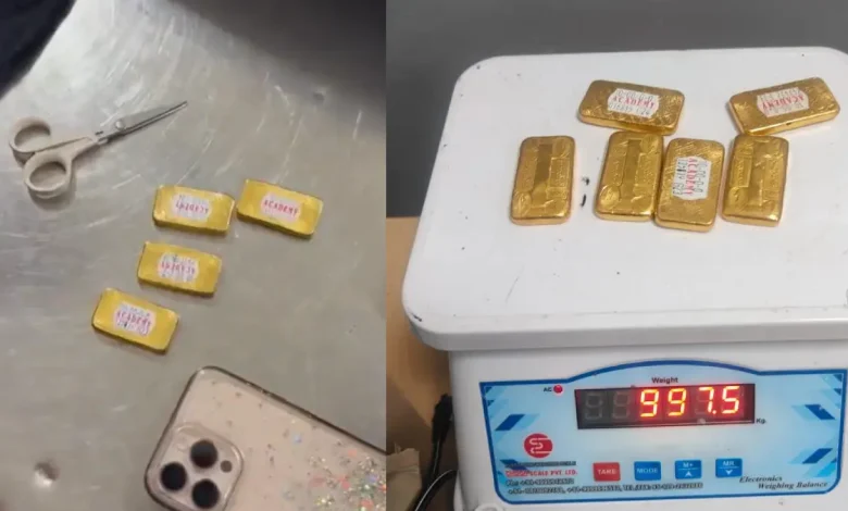 Watch Video | Woman From Myanmar Caught Smuggling Nearly 1 Kg Gold At Delhi Airport