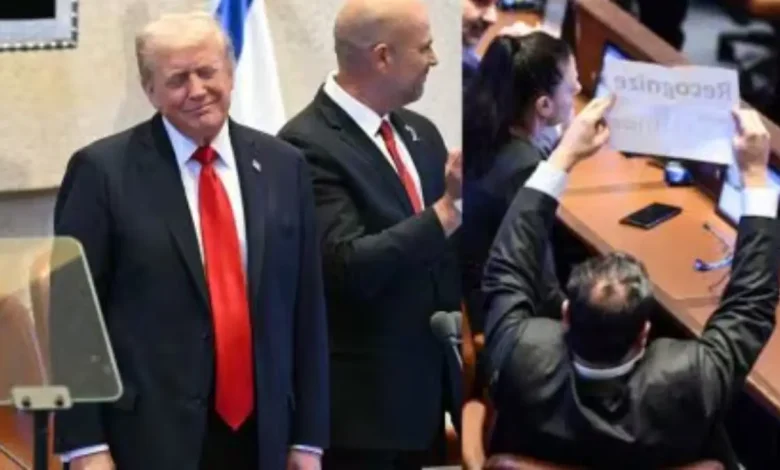 Who are Israel Parliament Members Ayman Odeh and Ofer Cassif — Ejected for Calling Gaza Offensive “Genocide” During Trump’s Knesset Address