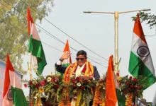 10-km Long Road Show Held in Agra Amid Tight Security for Deepti Sharma