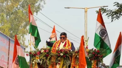 10-km Long Road Show Held in Agra Amid Tight Security for Deepti Sharma