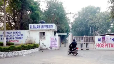 Al-Falah University on Wednesday issued a statement distancing itself from two doctors associated with the institution.