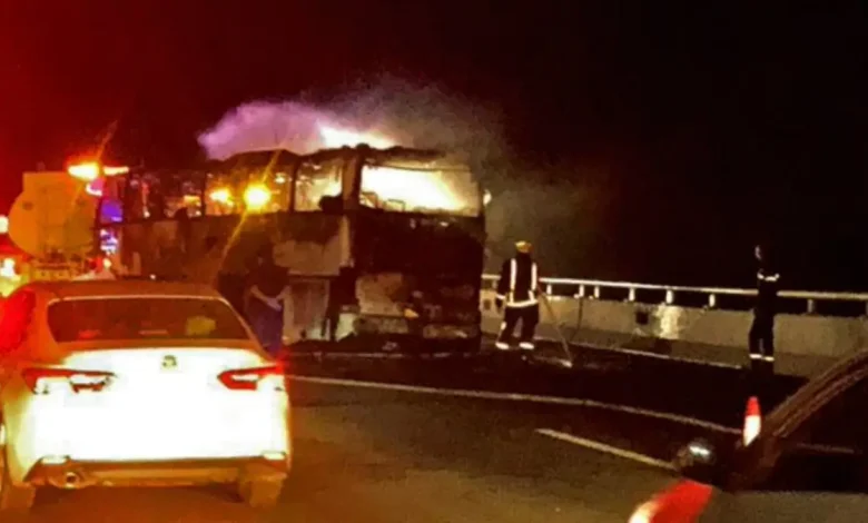 At least 42 Indian Umrah pilgrims, many of them reportedly from Hyderabad, are feared dead after a bus travelling from Mecca to Madinah collided with a diesel tanker early Monday.