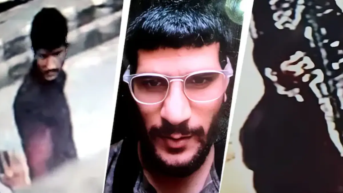 New CCTV footage has emerged showing Red Fort bomber Dr Umar un Nabi entering and exiting a mosque in Old Delhi.