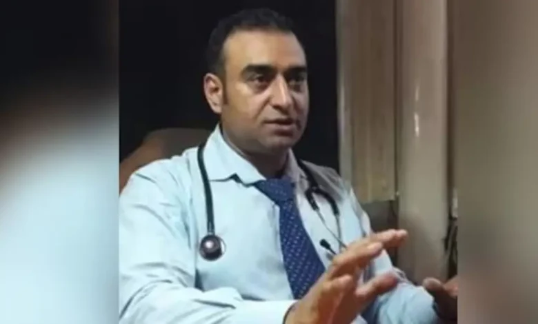 Kashmir-based doctor, Dr Nisar-ul-Hassan, who was dismissed by the Jammu and Kashmir government in 2023 for alleged anti-national activities.