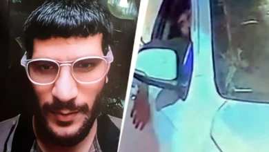 A first image has emerged showing the suspect driving the Hyundai i20 that later exploded near the Red Fort on Monday night.