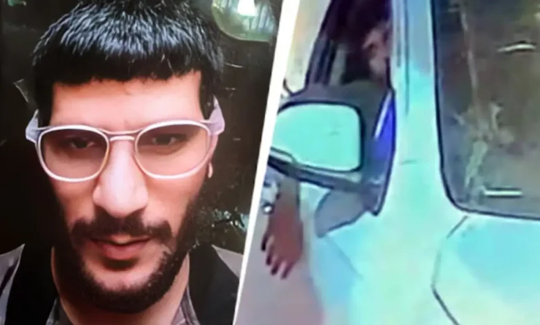 A first image has emerged showing the suspect driving the Hyundai i20 that later exploded near the Red Fort on Monday night.