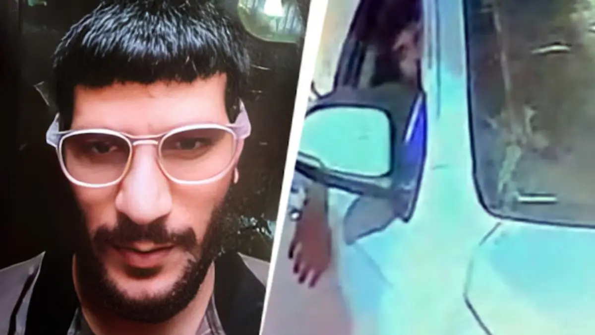 A first image has emerged showing the suspect driving the Hyundai i20 that later exploded near the Red Fort on Monday night.