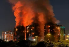 Hong Kong fire: 44 killed, nearly 300 missing; police arrest three for suspected manslaughter