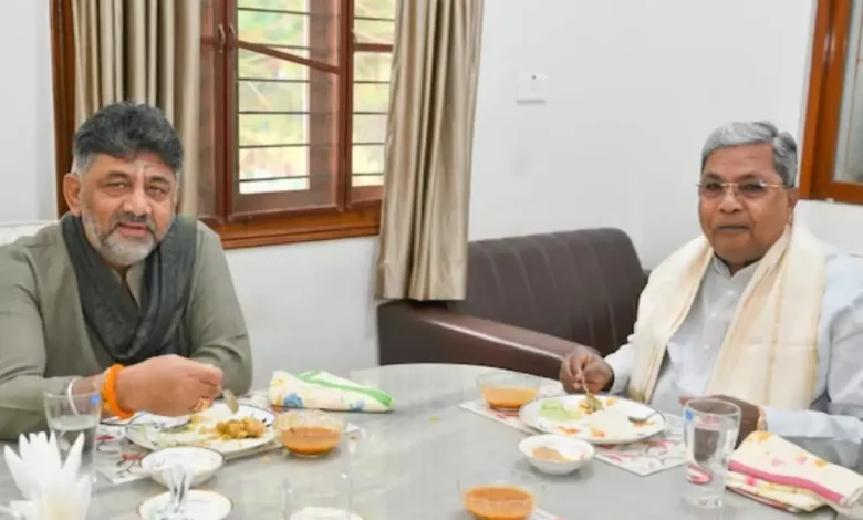 CM Siddaramaiah and Deputy CM DK Shivakumar met for breakfast on Saturday in a bid to ease tensions and address the party’s internal power crisis.