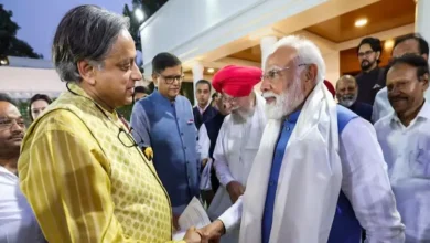 Congress MP Shashi Tharoor on Tuesday praised PM Modi's call for India to shed the 200-year British legacy of a slave mentality.