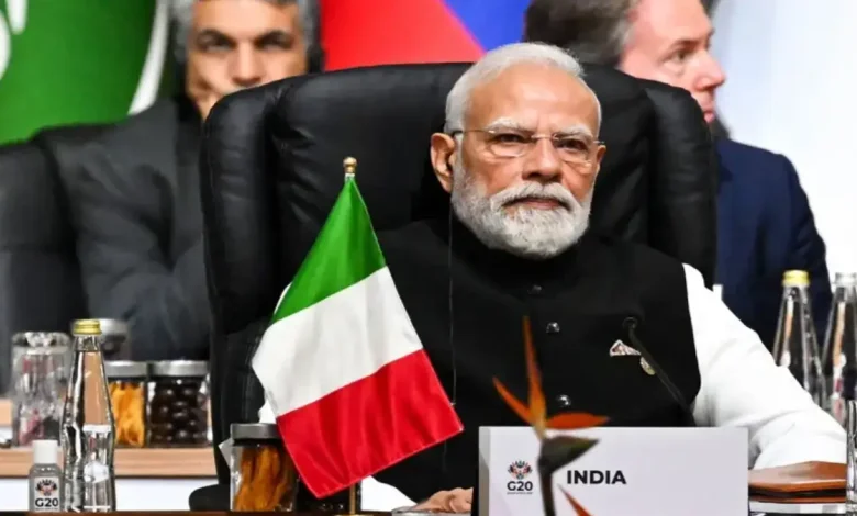Prime Minister Narendra Modi used the opening session of the G20 Summit in Johannesburg to deliver an expansive call for a reset of global development priorities.