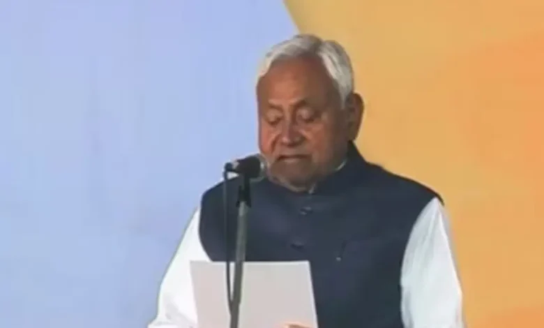 JD(U) chief Nitish Kumar took oath as the Bihar Chief Minister for a record 10th time, days after spearheading the NDA to a landslide victory in the Bihar Assembly elections.
