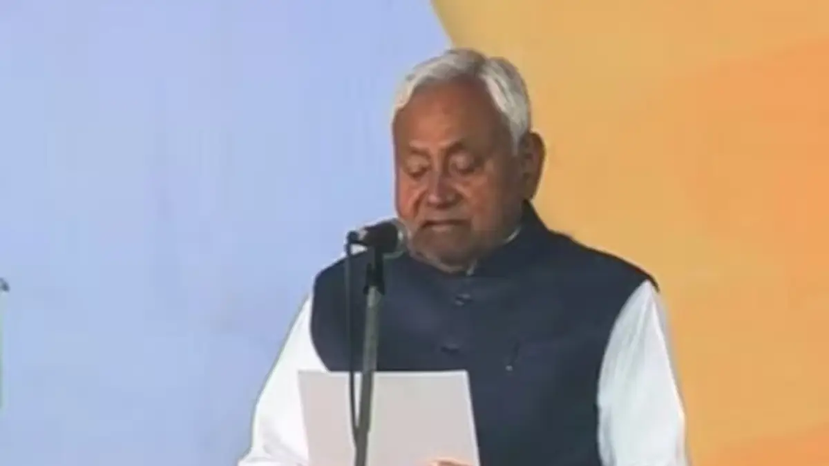 JD(U) chief Nitish Kumar took oath as the Bihar Chief Minister for a record 10th time, days after spearheading the NDA to a landslide victory in the Bihar Assembly elections.