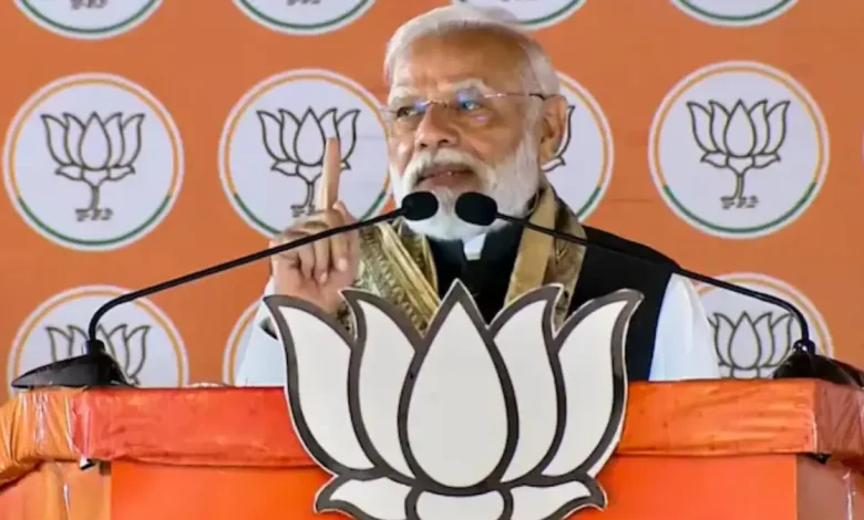 PM Modi, addressing a poll rally in Bihar on Saturday.