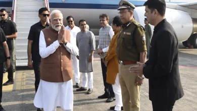 Prime Minister Narendra Modi visited the under-construction bullet train station in Gujarat's Surat on Saturday.