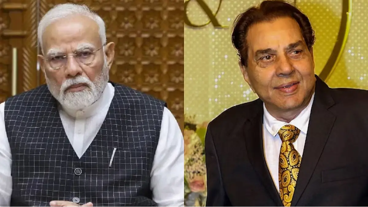 PM Narendra Modi remembered film icon Dharmendra on Twitter, calling his death the end of an era. The passing of Dharmendra Ji marks the end of an era in Indian cinema.