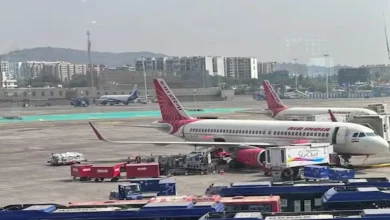 Flight operations at Mumbai’s Chhatrapati Shivaji Maharaj International Airport (CSMIA) on Friday.
