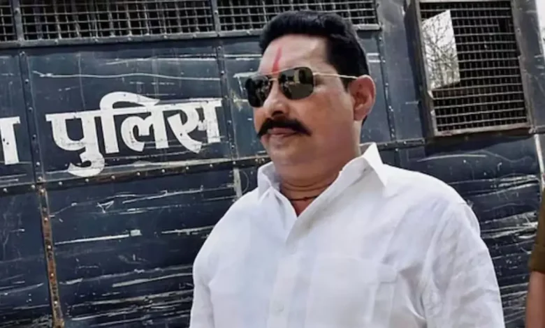 Janata Dal (United) leader Anant Singh, who is currently in jail after his arrest in a murder case of a Jan Suraaj Party (JSP) supporter.