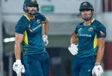 Men’s Cricket: David and Stoinis Power Australia to 186/6, India Under Pressure