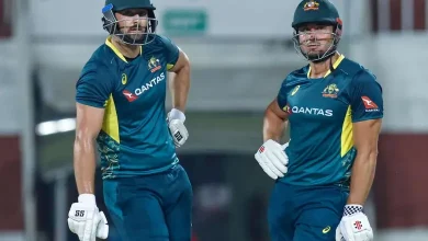 Men’s Cricket: David and Stoinis Power Australia to 186/6, India Under Pressure