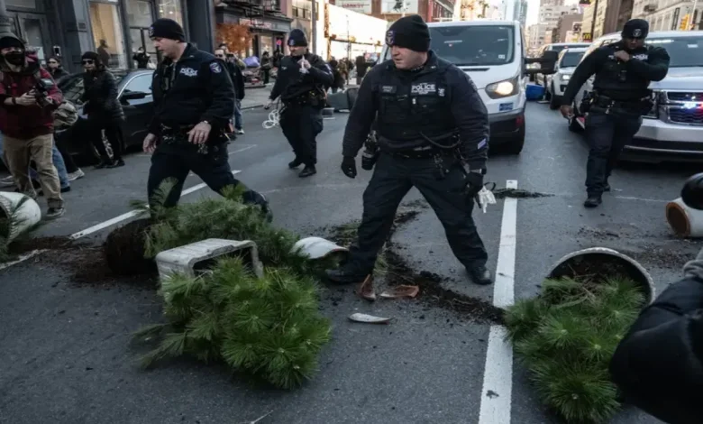 Anti-ICE Protesters Clash With Police In Manhattan's Chinatown, 18 Arrested