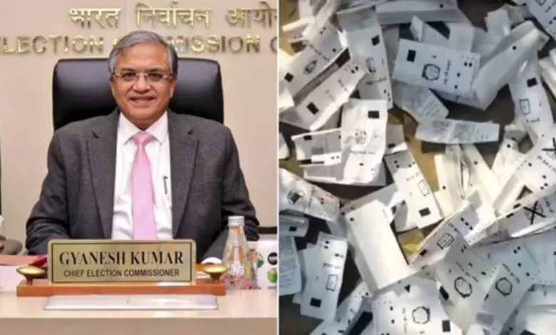 Bihar Election: VVPAT Mock Slips Found Dumped on Road in Samastipur; EC Suspends Officer, Orders Probe