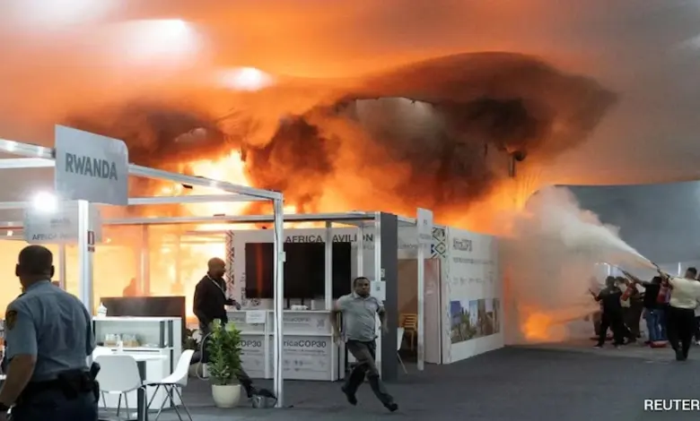 Blaze Disrupts COP30 Venue in Brazil, but Quick Response Ensures No Harm