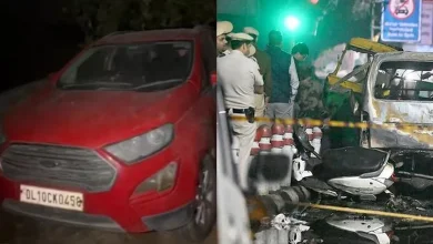 Delhi Blast: Red EcoSport Linked to Suspect Umar Nabi Found in Haryana’s Khandawali; Probe Points to Fake Address, Wider Terror Network