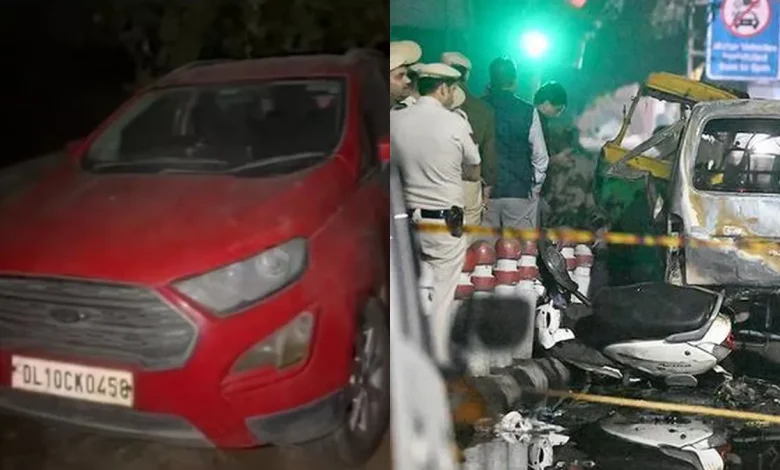 Delhi Blast: Red EcoSport Linked to Suspect Umar Nabi Found in Haryana’s Khandawali; Probe Points to Fake Address, Wider Terror Network