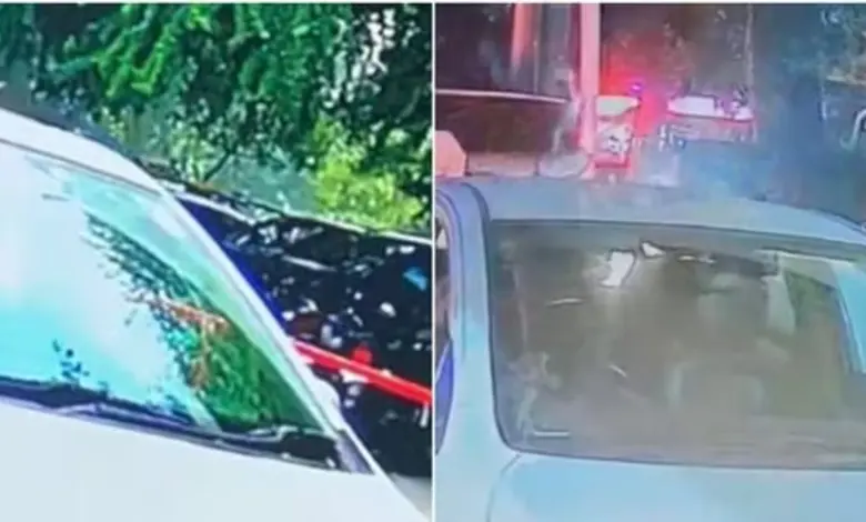 Masked Driver Captured on CCTV Moments Before Deadly Red Fort Explosion