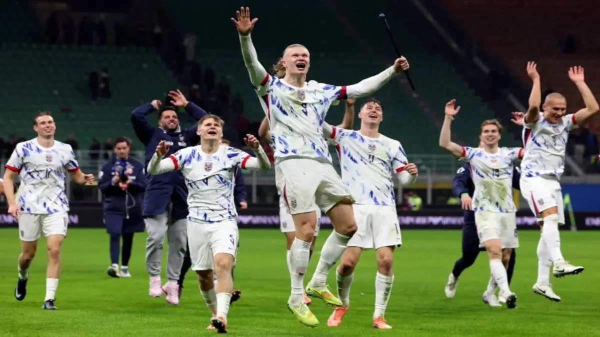 Haaland Helps Norway Secure First FIFA World Cup Berth Since 1998 with 4-1 Win Over Italy