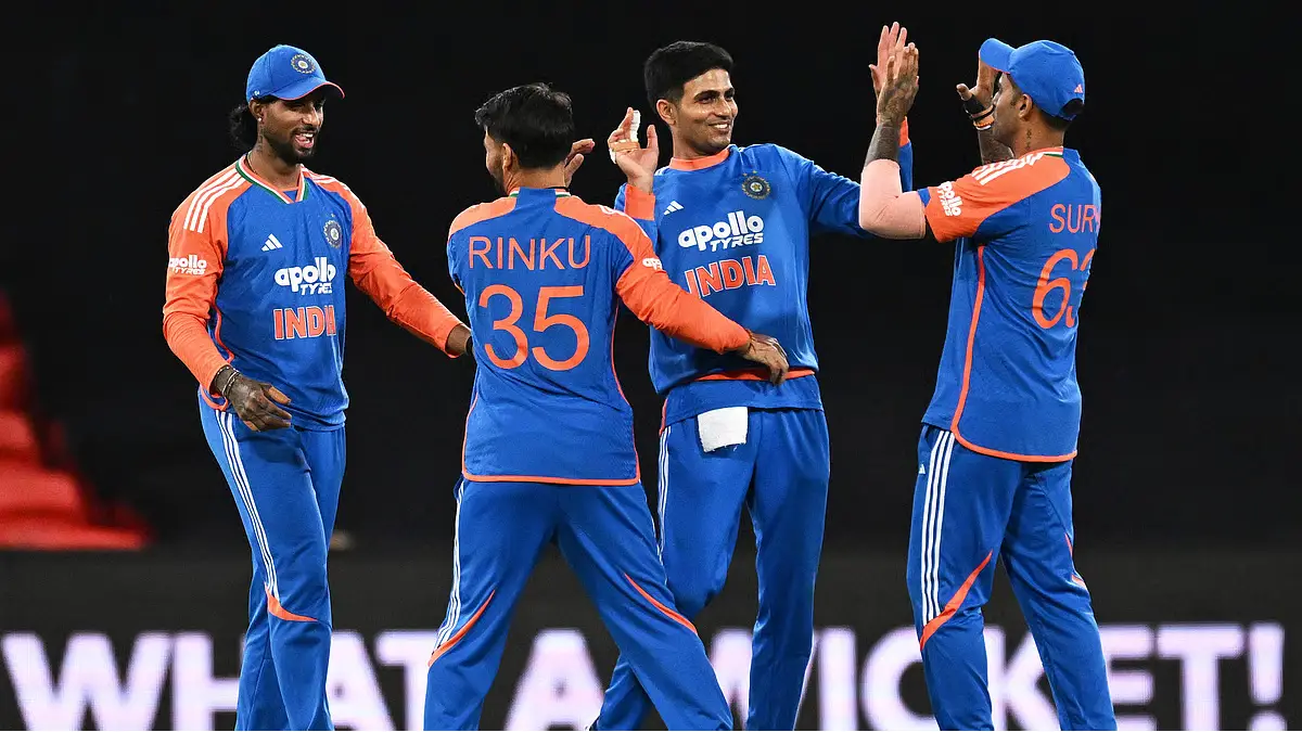 India Clinch T20I Series 2-1 as Rain Abandons Brisbane Finale
