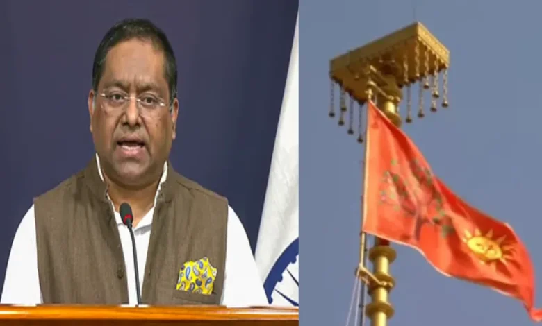 India Dismisses Pakistan's Criticism Of Ram Mandir Flag-hoisting, Cites Hypocrisy On Minority Rights