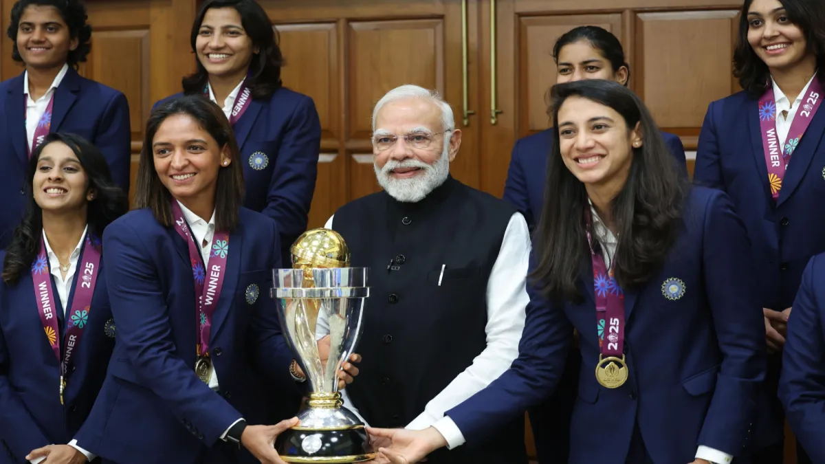 PM Modi Meets World Champion Indian Women's Team, Praises Their "Mental Toughness"