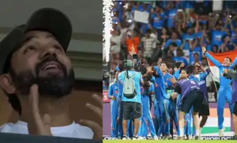 Rohit Sharma’s Tears of Joy: A Nation Celebrates as India Women Claim Historic First World Cup