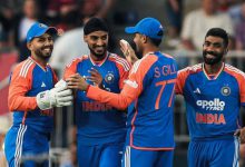 Washington shines with the bat after being denied a bowling spell; India levels the series 1-1