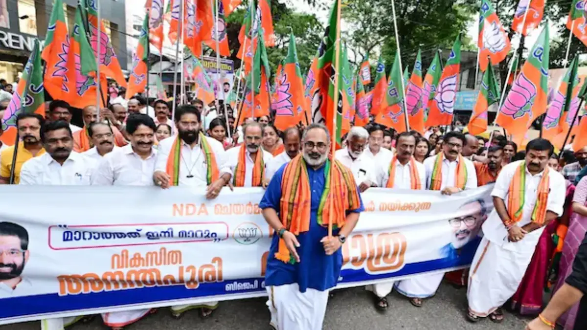 The Bharatiya Janata Party-led National Democratic Alliance (NDA) has scored a major win in the Kerala local body polls, emerging as the single largest party in the Thiruvananthapuram Corporation.