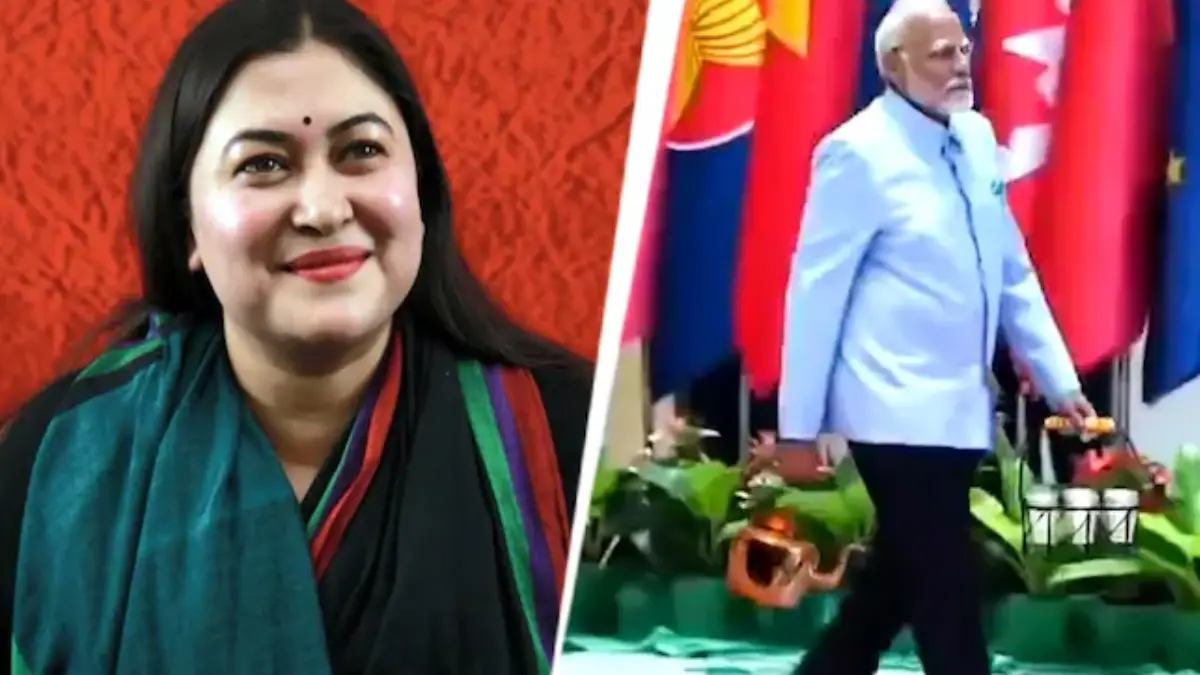 The Congress has a new Mani Shankar Aiyar", BJP MP Sambit Patra likened Congress leader Ragini Nayak to the former Union Minister and lashed out at her after she took a jibe at Prime Minister Narendra Modi over his humble background.