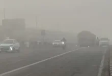 Several flights were cancelled and trains ran hours behind schedule as dense fog blanketed Delhi on Monday morning.