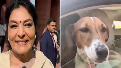 A rare and unusual scene unfolded on the opening day of the Winter Session in Parliament on Monday when Congress MP Renuka Chowdhury arrived at the House with her pet dog, sparking immediate debate and controversy.