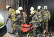 A fire broke out in a seven-storey office building in Central Jakarta on Tuesday, killing at least 20 people.