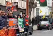 Khalistan Supporters Interrupt London Protest Against Violence on Hindus in Bangladesh