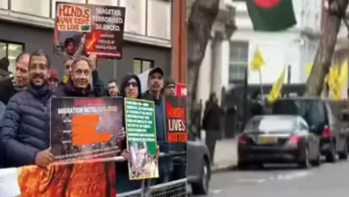Khalistan Supporters Interrupt London Protest Against Violence on Hindus in Bangladesh