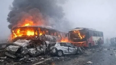 A deadly pile-up triggered by dense fog on the Delhi-Agra Expressway in Uttar Pradesh left 13 people dead and around 75 others injured.