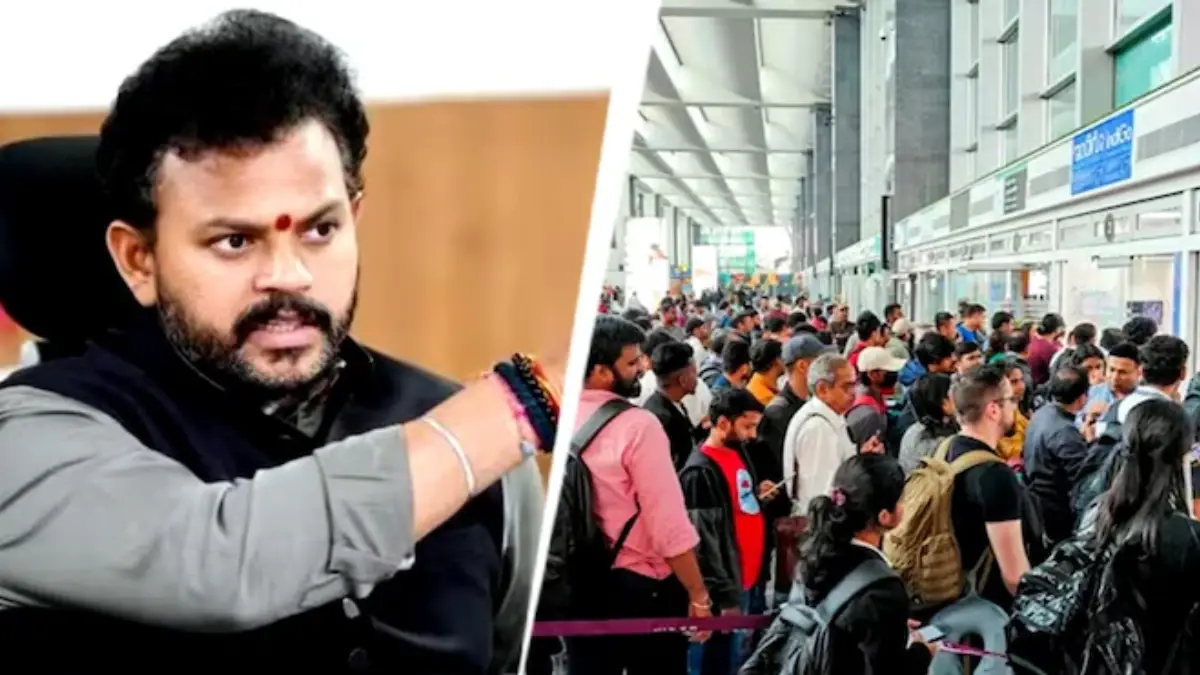 Days after hundreds of IndiGo flights were cancelled across the country, crippling air travel in many major cities and troubling passengers, Civil Aviation Minister Ram Mohan Naidu blamed the airlines for the chaos.