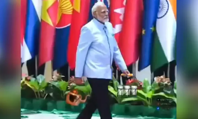 A controversy erupted after a Congress leader shared an AI-generated video showing Prime Minister Narendra Modi selling tea at what appeared to be a red-carpet event.